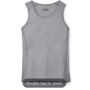 Smartwool Men’s Merino Sport 120 Tank, Light Gray Heather, Large